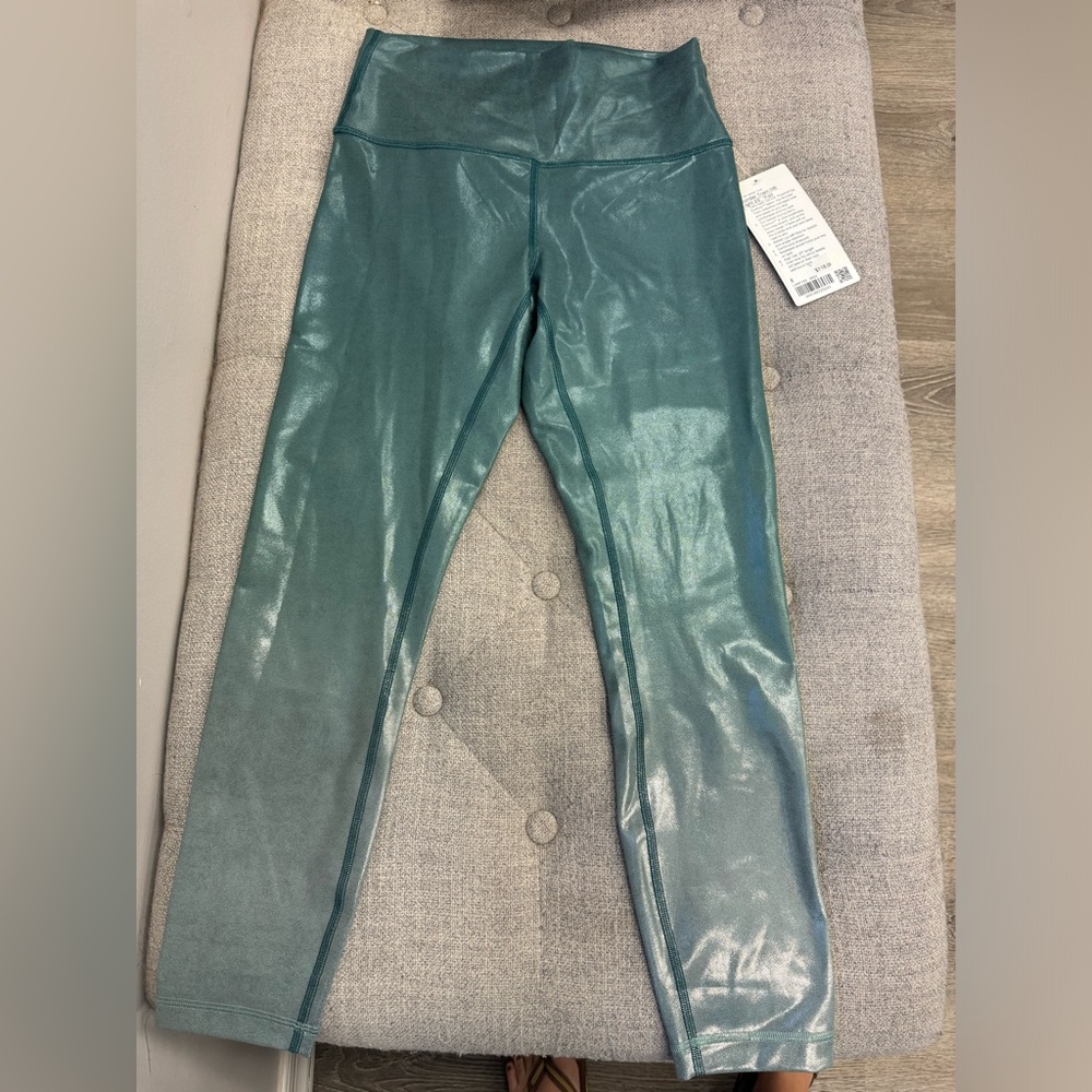 Lululemon Wunder Under HR Tight 25” Foil size 8